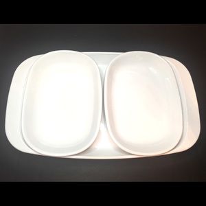 ❌SOLD❌ Corning Ware Lot of 3 SideKicks and Tray